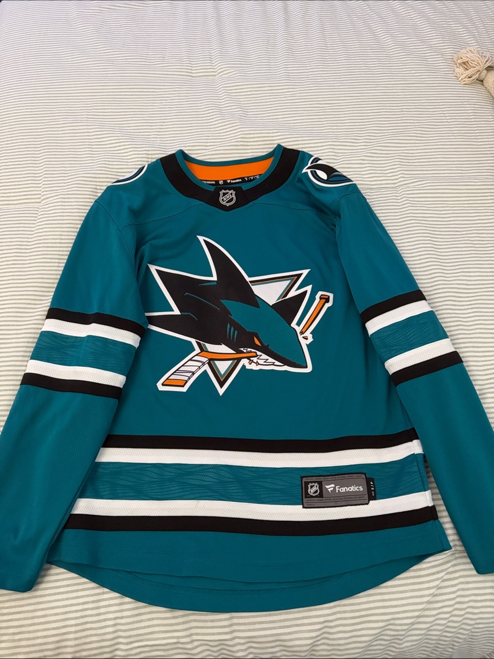 Fanatics San Jose Sharks Hockey Jersey